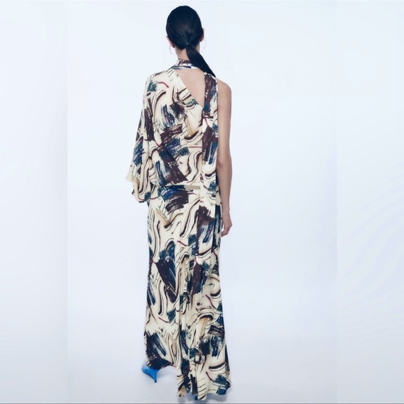 Zara 2 pieces matching set limited edition Asymmetric blouse and skirt - Picture 7 of 15